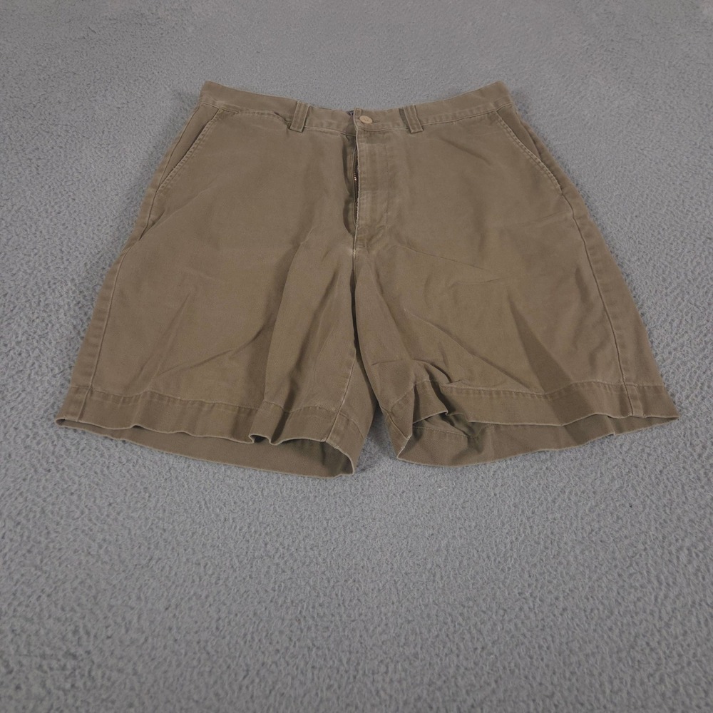 VINTAGE Polo Ralph Lauren Shorts Mens 35 Khaki Philip Short Cotton Twill 90s Y2K